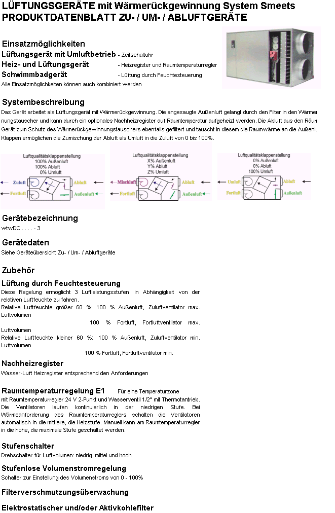 Produktdaten wtwDC - 3